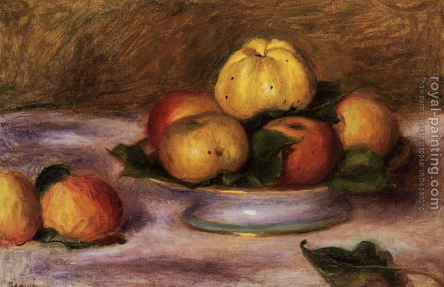 Pierre Auguste Renoir : Apples on a Plate
